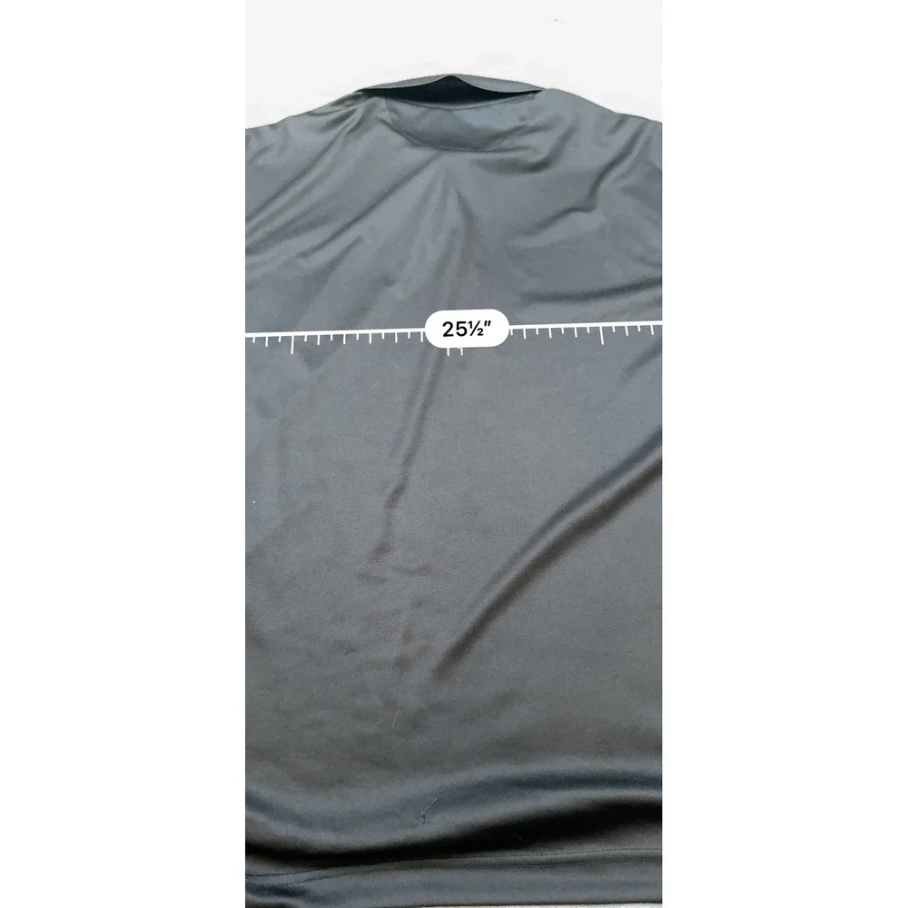 Harriton Men's 2XL Black Performance Polo Shirt Golf Casual Athletic‎